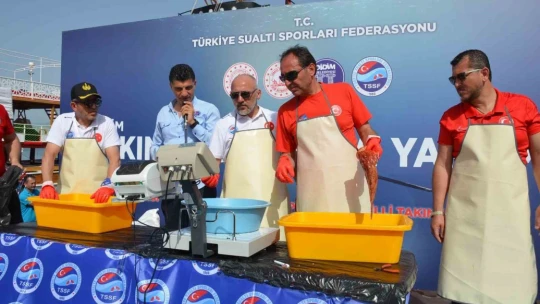 Türkiye'nin en iyi zıpkıncıları Didim açıklarında yarıştı