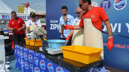 Türkiye'nin en iyi zıpkıncıları Didim açıklarında yarıştı