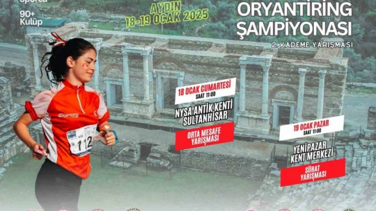 Türkiye Oryantiring Şampiyonası Aydın'da yapılacak