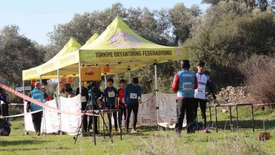 Türkiye Oryantiring Şampiyonası Aydın'da yapıldı