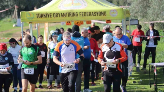Türkiye Oryantiring Şampiyonası Aydın'da yapıldı