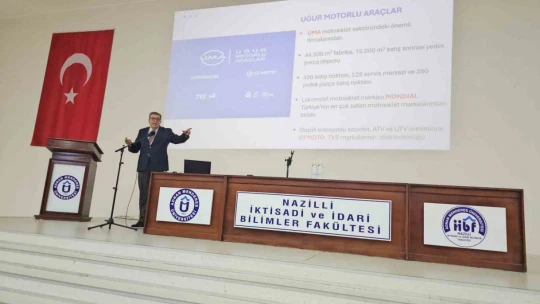 Ulaş, ADÜ öğrencilerine başarı hikayelerini anlattı