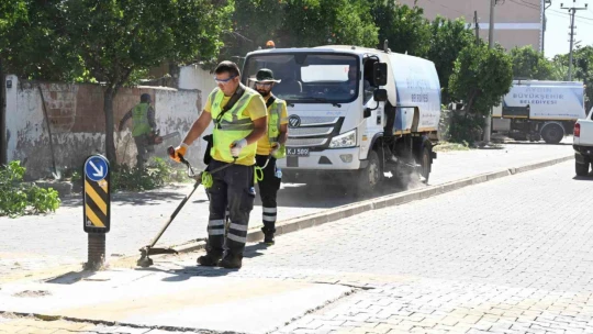 Umurlu'da temizlik çalışması