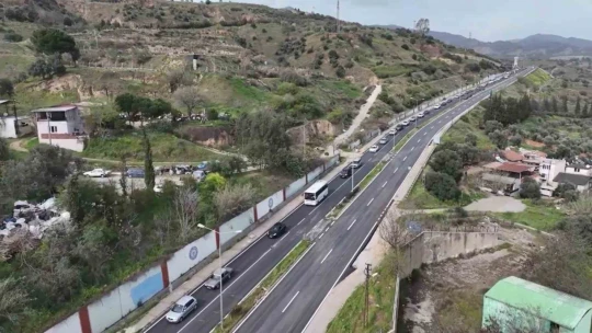 Üniversite hastanesi yolunda çalışma tamamlandı