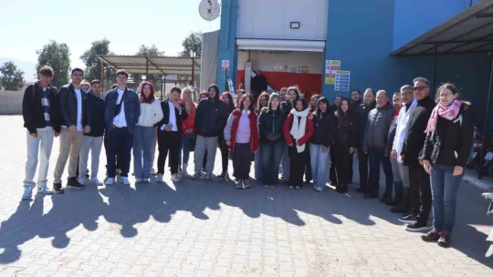 Üniversite öğrencileri Nazilli Belediyesi tesislerini gezdi