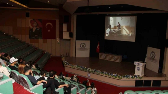 Üniversite öğrencilerinden kısa film etkinliği