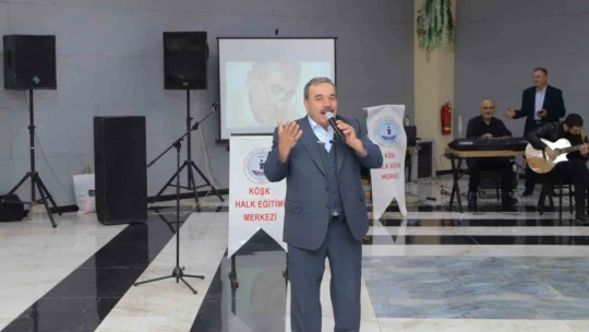 Ünlü şair Karakoç, Köşk'te anıldı