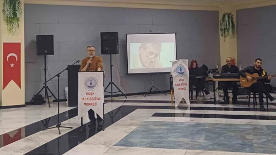Ünlü şair Karakoç, Köşk'te anıldı