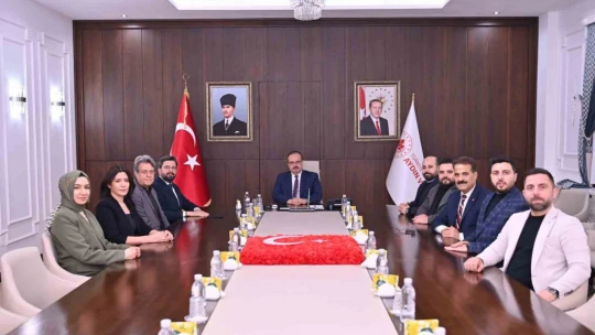 Vali Canbolat AGC'nin yeni yönetimini ağırladı