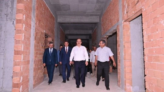 Vali Canbolat, Aydın Huzurevi inşaatını yerinde inceledi