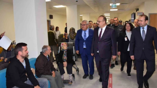 Vali Canbolat, Çine Devlet Hastanesi yeni hizmet binasında incelemelerde bulundu