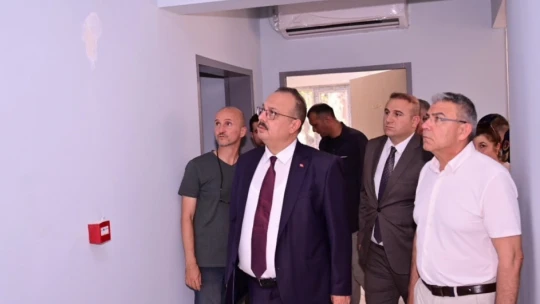 Vali Canbolat, Köşk Engelsiz Yaşam Merkezi çalışmalarını inceledi