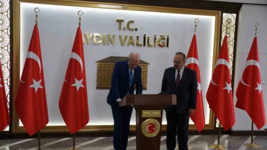Vali Canbolat, TBMM Başkanı Kurtulmuş'u ağırladı