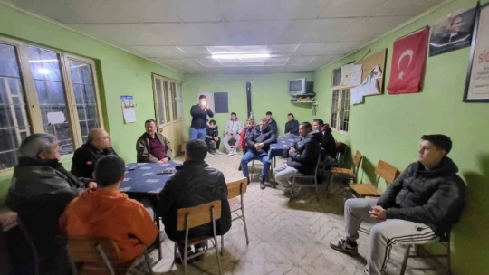 Vatandaşlar orman yangınlarına karşı bilgilendiriliyor