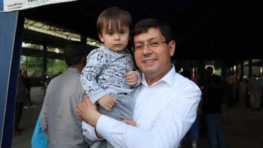 Nazilli'de 10 binlerce kişi aynı sofrada buluşuyor