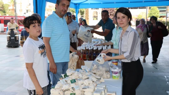 Nazilli'de 3 saatte 50 bin atık pil topladılar