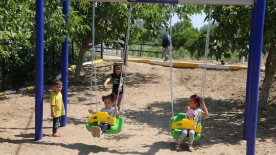 Gedikaltı'nda çocuklar yeni parkına kavuştu