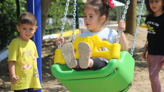 Gedikaltı'nda çocuklar yeni parkına kavuştu