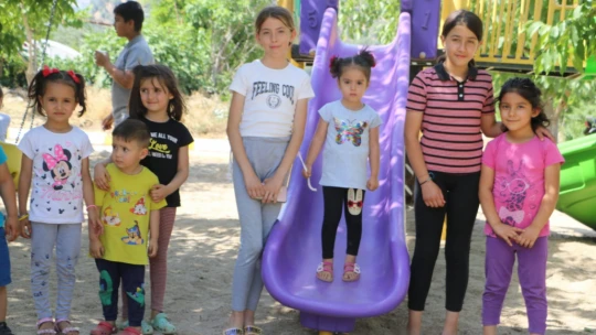 Gedikaltı'nda çocuklar yeni parkına kavuştu