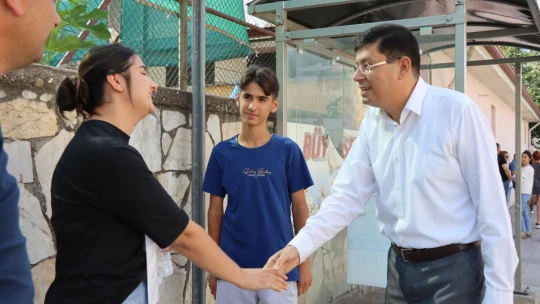 Öğrencinin imdadına Başkan Özcan yetişti