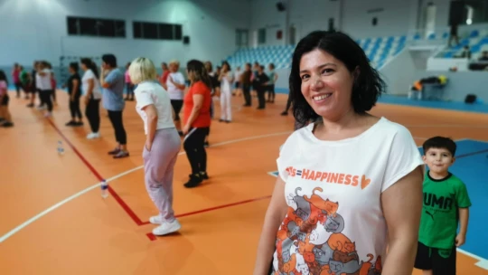 Nazilli'de kadınlar spor etkinliğinde buluştu