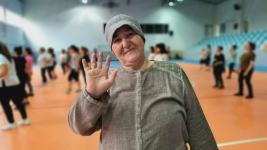 Nazilli'de kadınlar spor etkinliğinde buluştu
