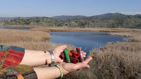 Yaban hayatına kucak açan Aydın'ın sulak alanlarına dikkat çektiler