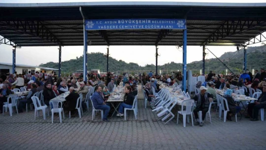 Yağdereliler imece usulü iftarda buluştu