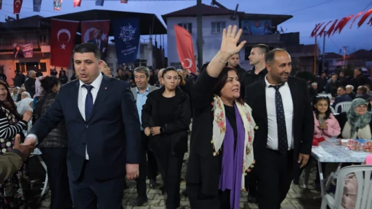 Yaklaşık 670 kişinin yaşadığı köyde 500 kişi aynı sofrada buluştu