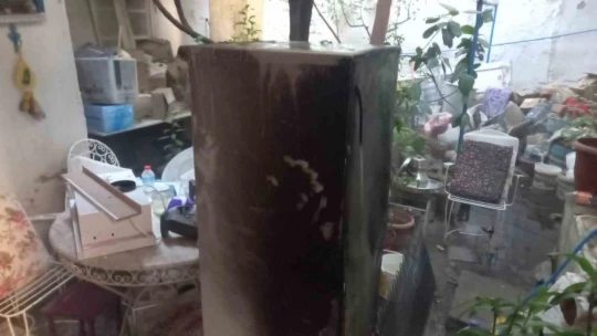 Yanık kokusu alan kurye, evi yanmaktan kurtardı