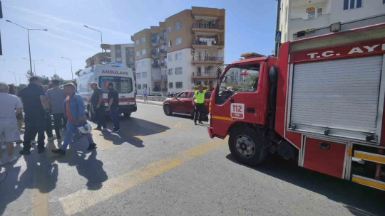 Yaya geçidini kullanan motosiklete servis aracı çarptı: 1'i ağır 2 yaralı