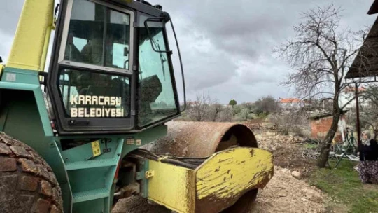 Yaykın Mahallesi'nde yol çalışmaları sürüyor