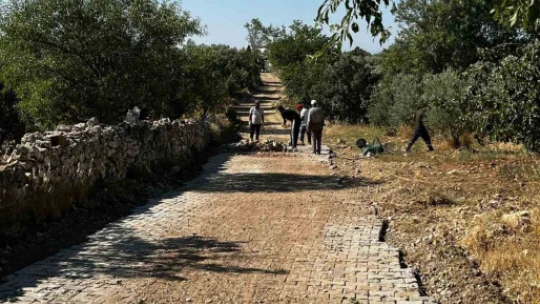 Yaykın Mahallesi'nde yol çalışmaları devam ediyor