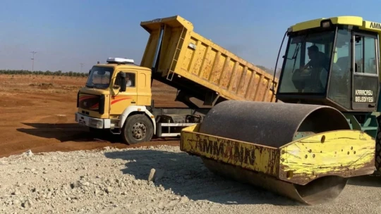 Yaykın Su Tutma Göleti'nde çalışmalar devam ediyor