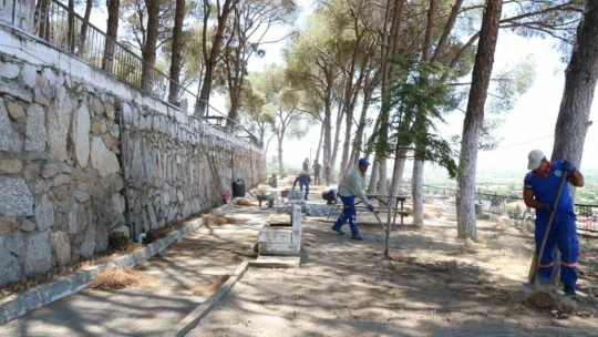 Yenipazar Çamlık Mesire Alanı düzenleniyor