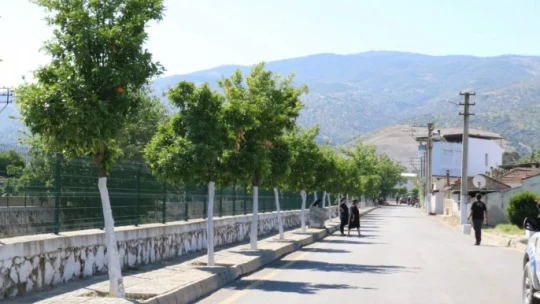 Yenipazar'da çevre düzenlemesi sürüyor