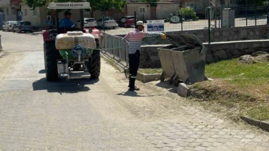 Yenipazar'da haşerelere karşı ortak mücadele