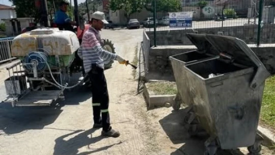 Yenipazar'da haşerelere karşı ortak mücadele