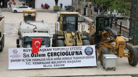 Yenipazar'da hizmet seferberliği Aydın Büyükşehir Belediyesi eliyle büyüyor