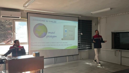 Yenipazar'da öğrencilere su verimliliği anlatıldı
