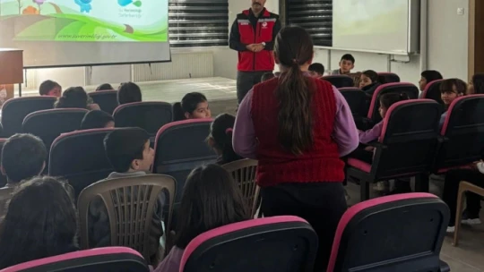 Yenipazar'da öğrencilere su verimliliği anlatıldı