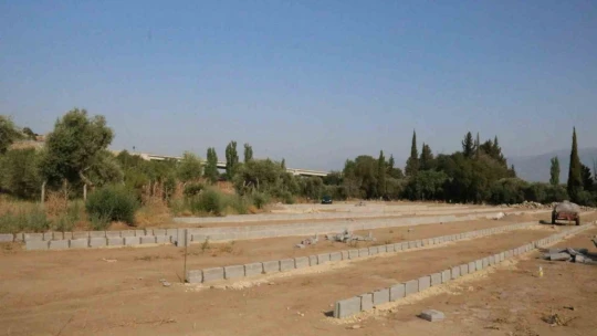 Yenipazar'da yeni mezarlık alanı için çalışmalar sürüyor