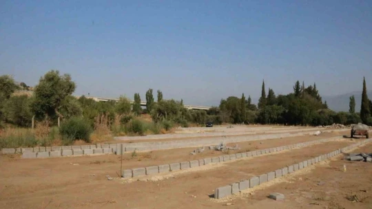 Yenipazar'da yeni mezarlık alanı için çalışmalar sürüyor