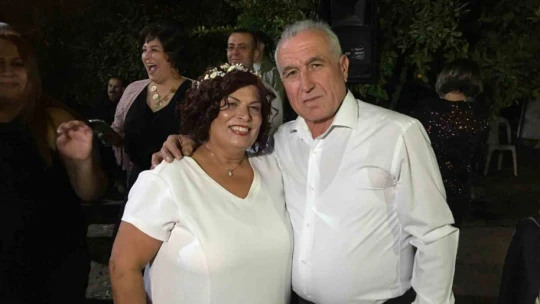 Yılmaz çifti 42 yıl sonra düğün yaptı