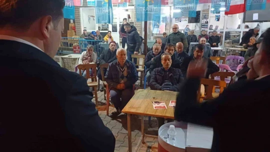YRP Büyükşehir Belediye Başkan Adayı Bulut, Başçayır'da projelerini anlattı