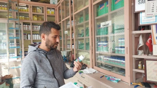 Zirai ilaç ve gübre bayileri denetlendi