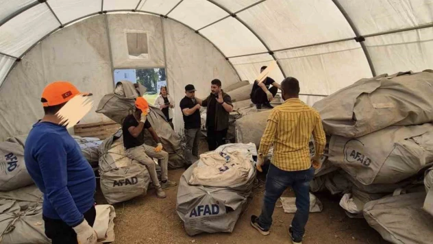 AFAD çadırları muhtemel afetlere hazırlandı