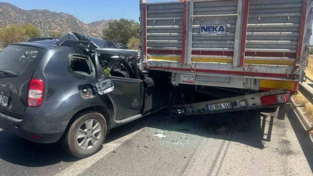 Aydın-İzmir otoyolunda kaza: 1 yaralı