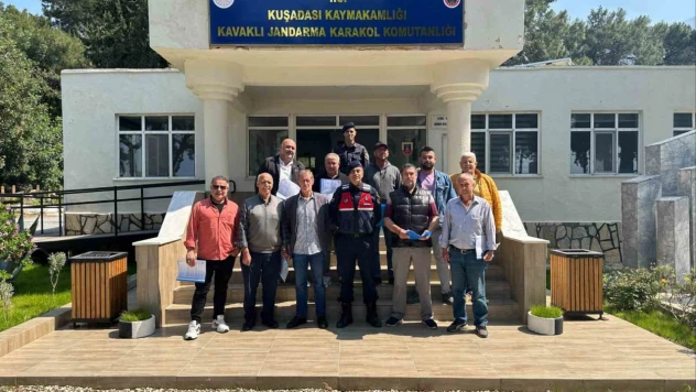 Jandarma orman yangınları konusunda bilgilendirdi