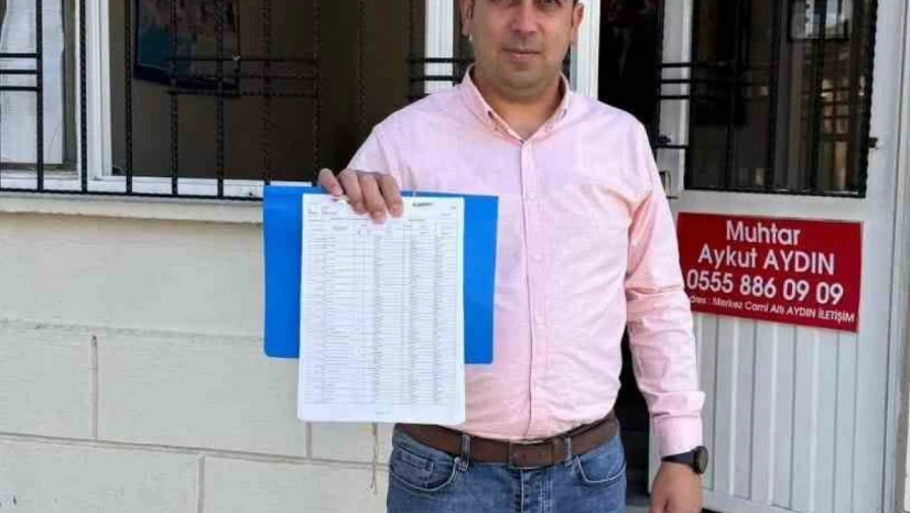 Çine'de seçim var, Sarıoğlu Mahallesi muhtarını seçecek
